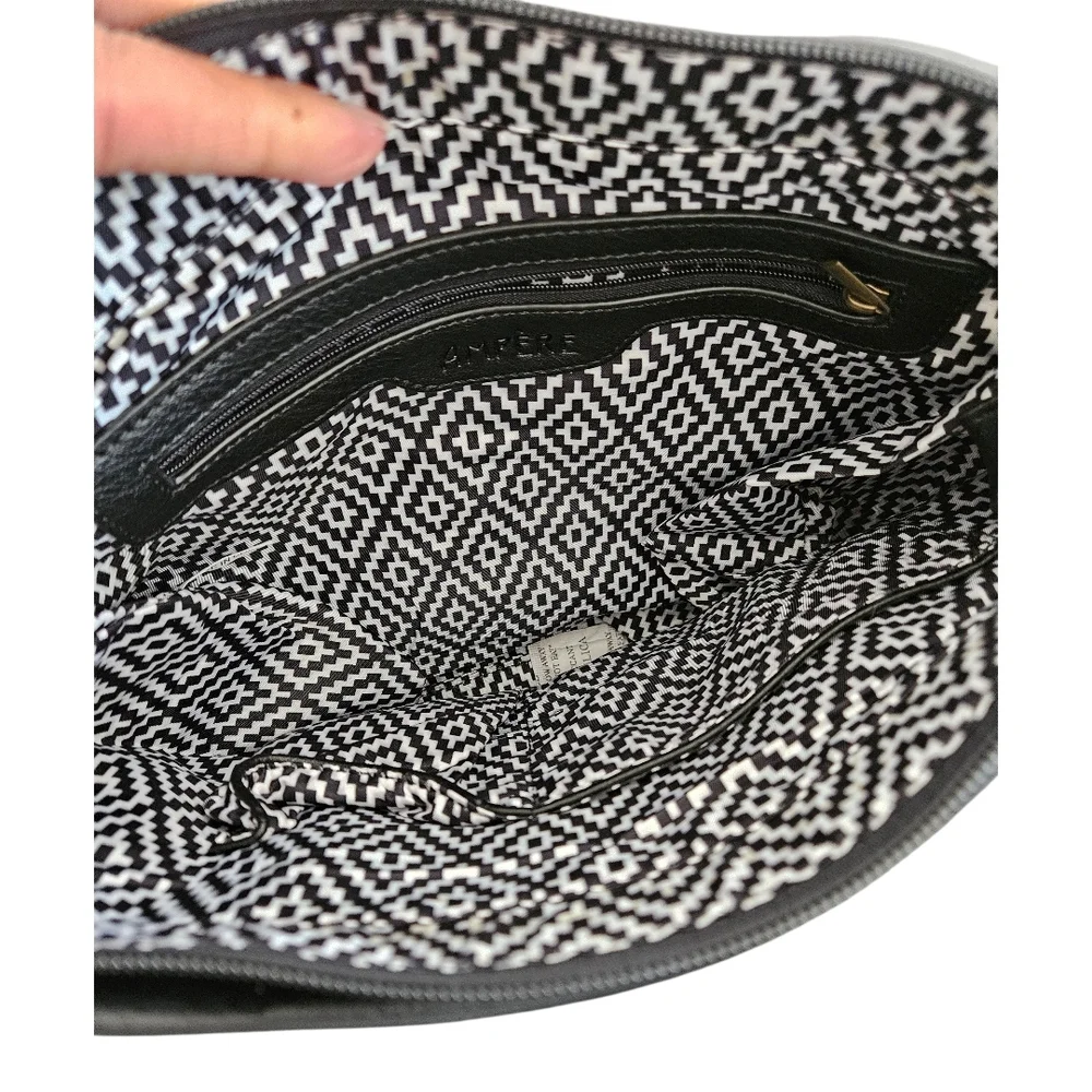 Ampere Creations Boho Vegan Leather Crossbody Bag Braided with Tassle
